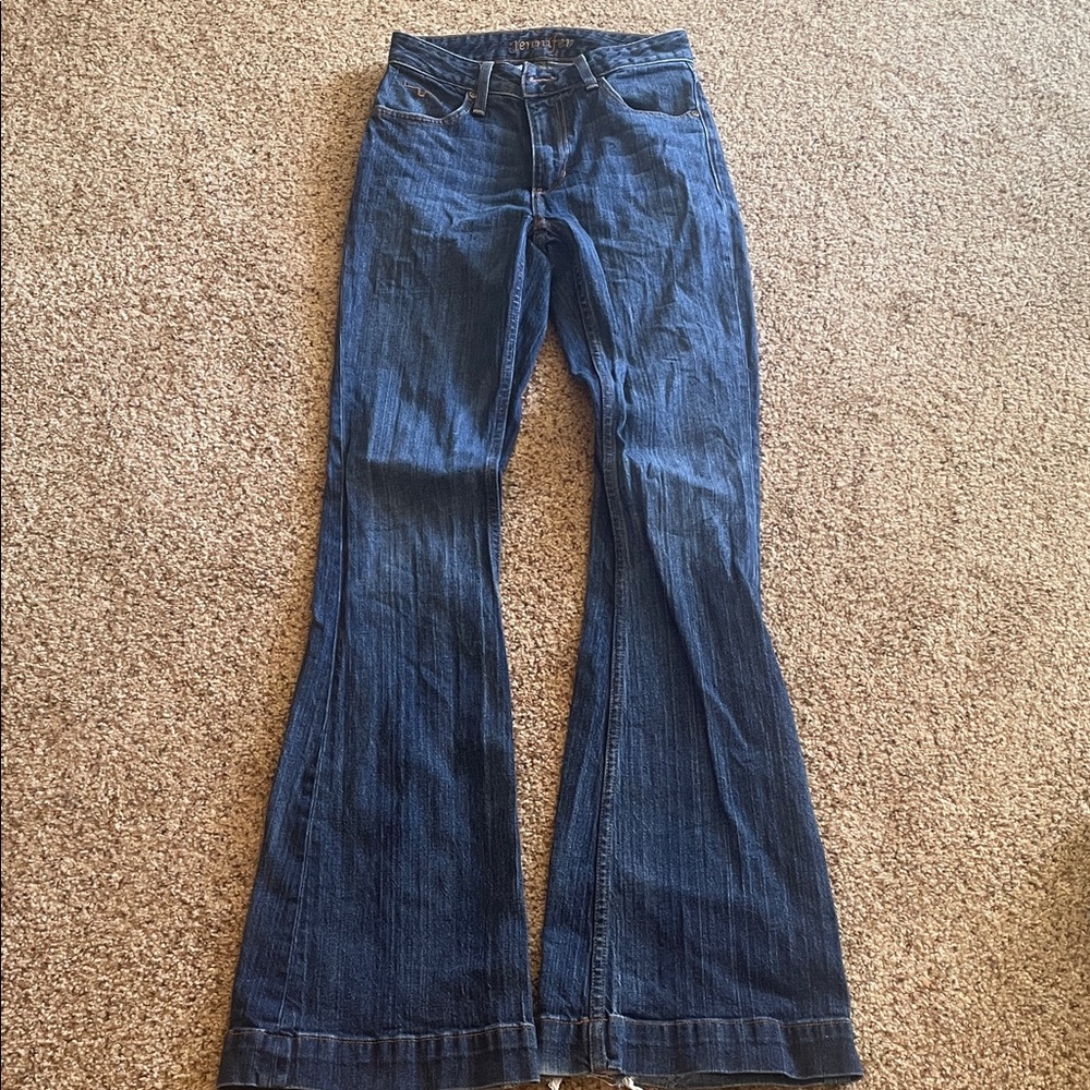 Kimes Ranch Dark Blue Flare Jeans - Picture 4 of 7